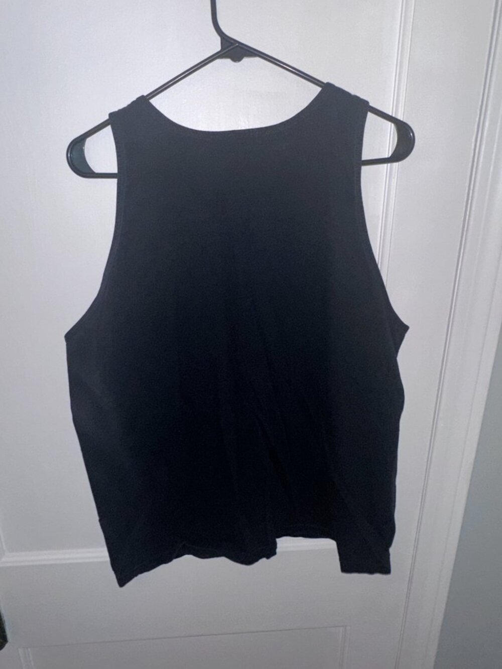 Men's Black American Apparel Tank Cotton Men's Large - Picture 5 of 5